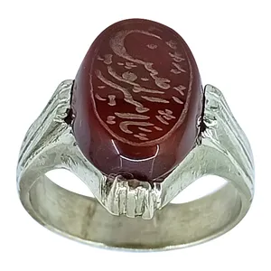 انگشتر نقره مردانه سلین کالا مدل عقیق کد ce-As150