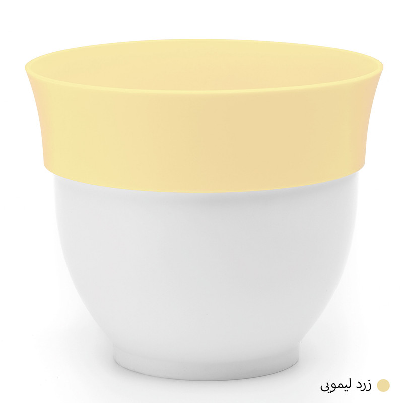 گلدان خود آبیار گل آذین مدل پلاستیکی  کد 215