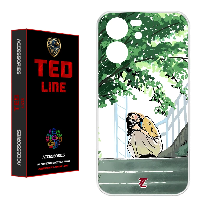 کاور تدلاین طرح دختر عکاس کد 1206 مناسب برای گوشی موبایل شیائومی Mi 13T / 13T Pro