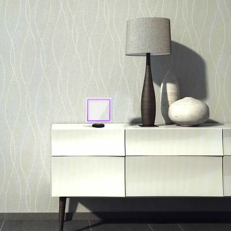 چراغ رومیزی مدل ریموت دار SQUARE-GL_PR-GLASS