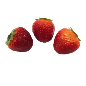 میوه تزیینی مدل توت فرنگی کد 45 مجموعه 3 عددی