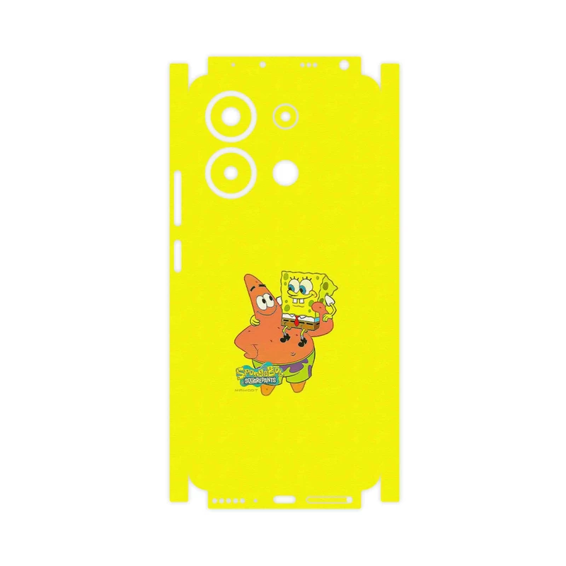 برچسب پوششی ماهوت مدل SpongeBob SquarePants-FullSkin مناسب برای گوشی موبایل شیائومی Redmi Note 13 4G