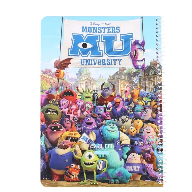 دفتر مشق 100 برگ سم مدل monsters university کد 126607