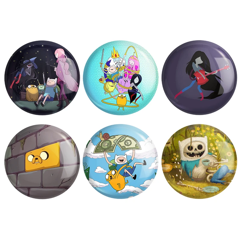 مگنت خندالو طرح وقت ماجراجویی کد 1239B مجموعه 6 عددی