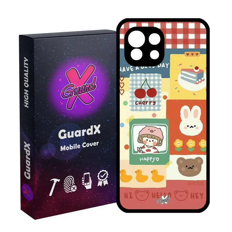 کاور گارد ایکس طرح دختر مدل Glass10515 مناسب برای گوشی موبایل شیائومی  MI 11 Lite