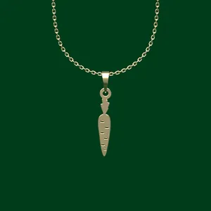 گردنبند طلا 18 عیار زنانه مدوپد مدل هویج کد FF2-1-1078