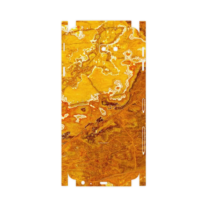 برچسب پوششی ماهوت مدل Gold Marble-FullSkin مناسب برای گوشی موبایل سامسونگ Galaxy J4 Plus