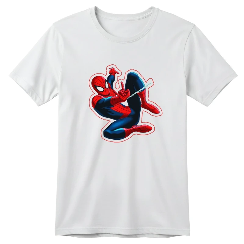 تی‌شرت آستین کوتاه بچگانه مدل مرد عنکبوتی 