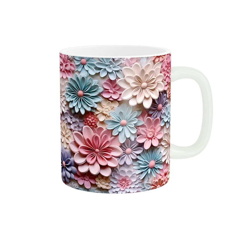 ماگ پاد آفرین طرح گل کد 3688