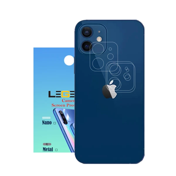 محافظ لنز گوشی موبایل مدل nano-03 مناسب برای گوشی اپل iphone 12 بسته 3 عددی