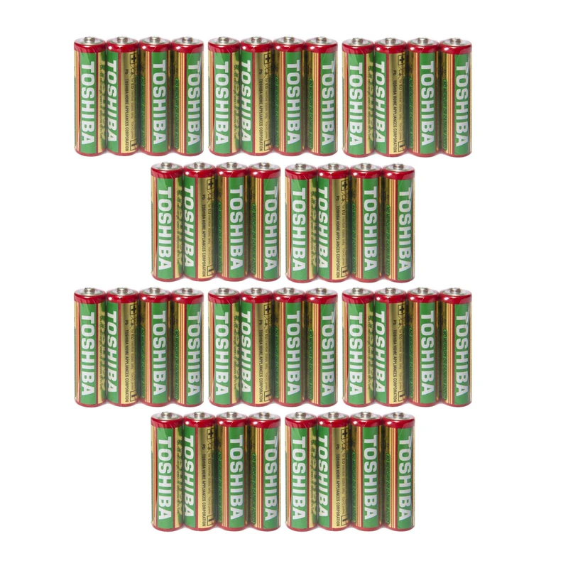 باتری قلمی توشیبا مدل Heavy Duty R6 مجموعه 40 عددی