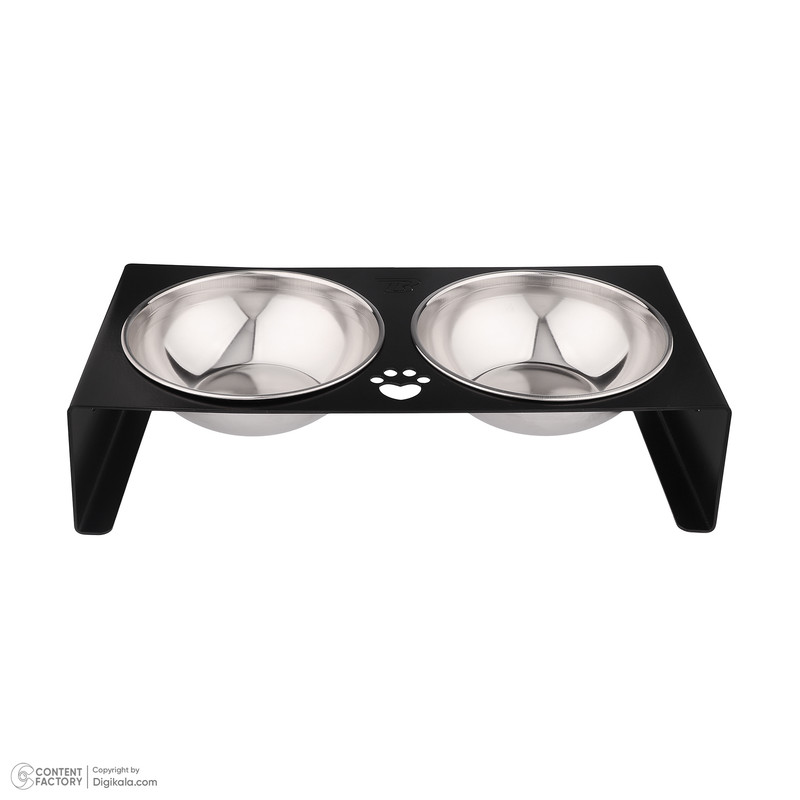 ظرف آب و غذا سگ و گربه تی بی تی مدل دو قلو