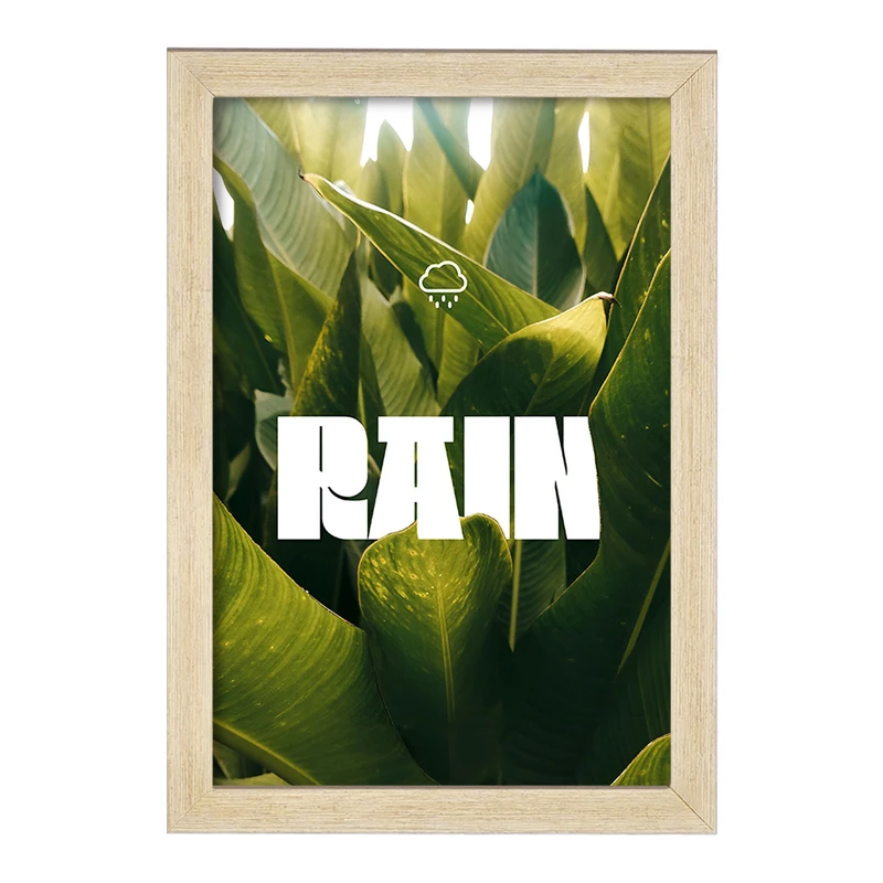 تابلو خندالو مدل باران (Rain) کد F10789