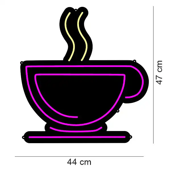 چراغ دیواری طرح فنجان مدل 02