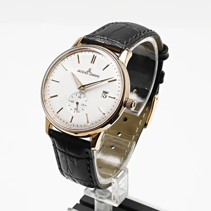 ساعت مچی عقربهای مردانه ژاک لمن مدل N_215B