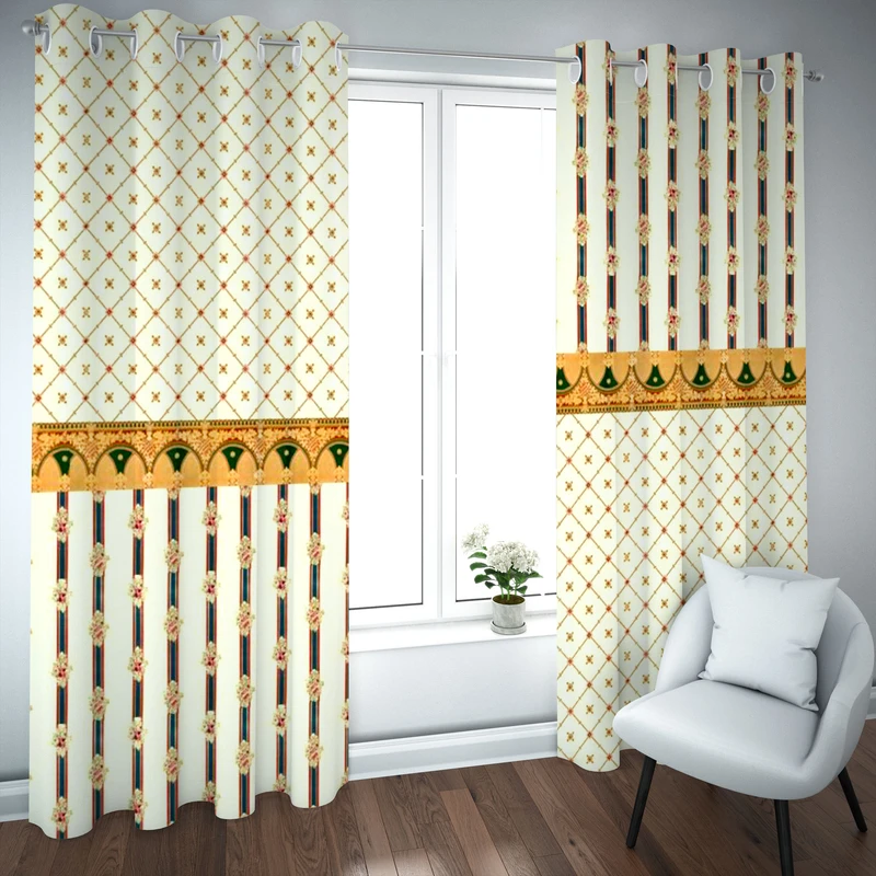 پرده مدل چاپی هازان سایز 300×150 سانتی متر 