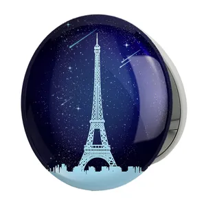 آینه جیبی خندالو طرح برج ایفل مدل تاشو کد 20741 