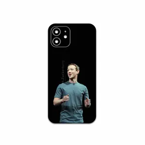 MAHOOT Mark Zuckerberg Cover Sticker for Apple iPhone 12