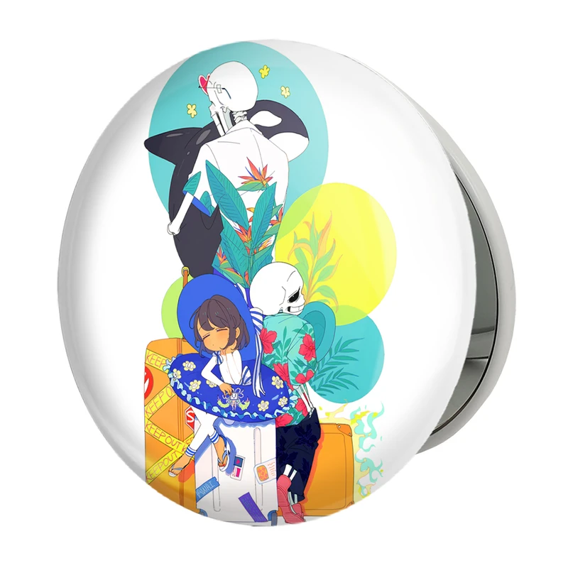 آینه جیبی خندالو طرح بازی آندرتیل (Undertale) مدل تاشو کد 31757