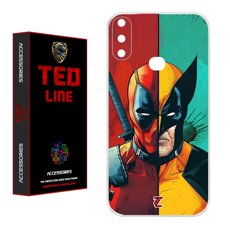 کاور تد لاین طرح ددپول و ولورین کد 1134 مناسب برای گوشی موبایل سامسونگ Galaxy A10S