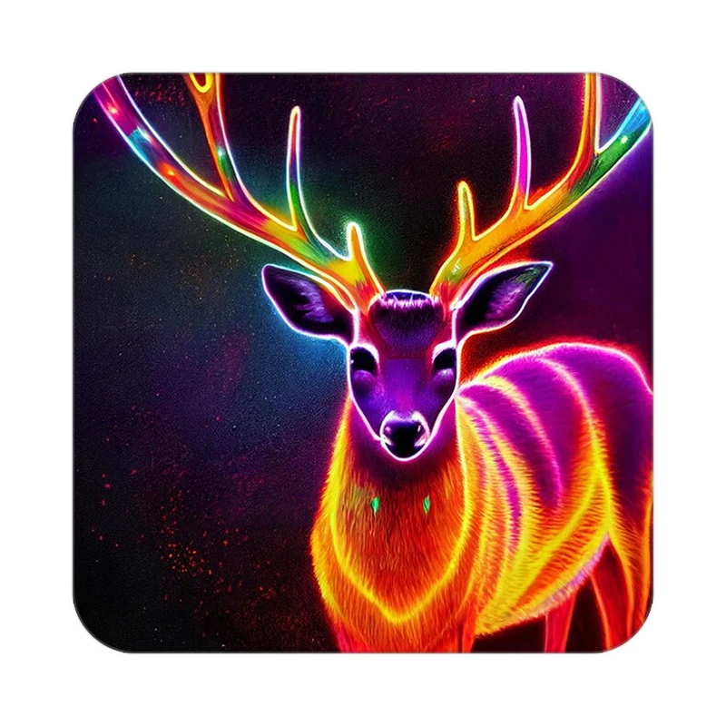 زیر لیوانی کاکتی طرح حیوانات رنگی مدل mp26065