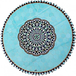 رومیزی مدل حوض گرد