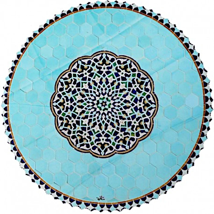 رومیزی مدل حوض گرد