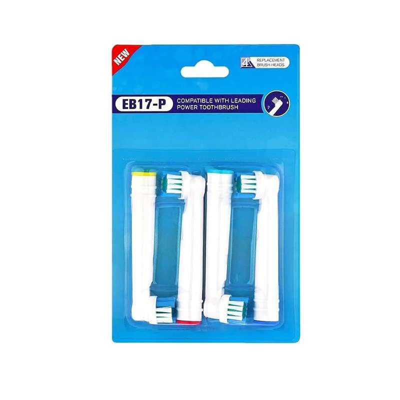 سری یدک مسواک برقی مدل EB17-P بسته 4 عددی سری یدک مسواک برقی مدل EB17-P بسته 4 عددی