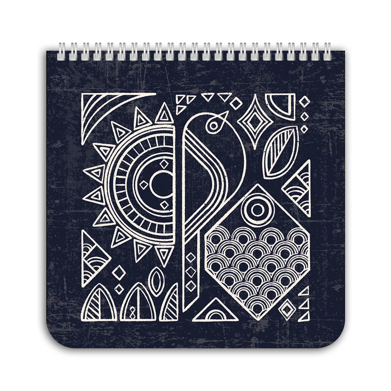 دفتر طراحی 60 برگ طرح سیاه برگ مدل A5