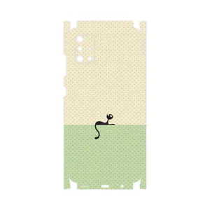 MAHOOT Minimal Internet Cat Icon-FullSkin Cover Sticker for Samsung Galaxy A51