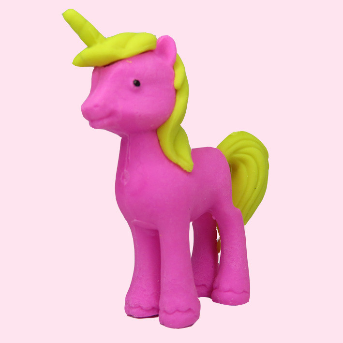 خودکار مدل 6 رنگ طرح یونیکورن به همراه پاک کن