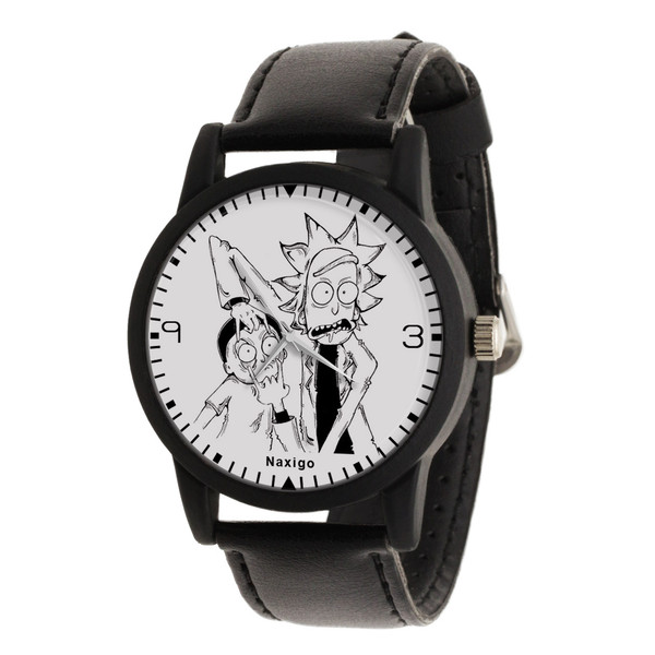 ساعت مچی عقربه ای ناکسیگو طرح Rick and Morty کد LF4240