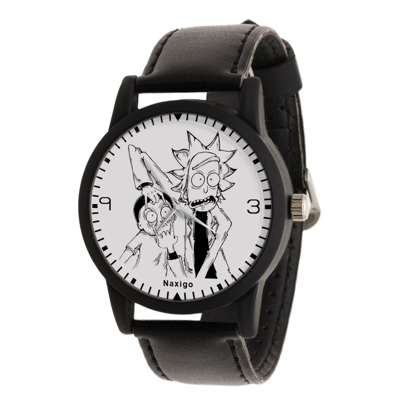 ساعت مچی عقربه ای ناکسیگو طرح Rick and Morty کد LF4240 -  - 1