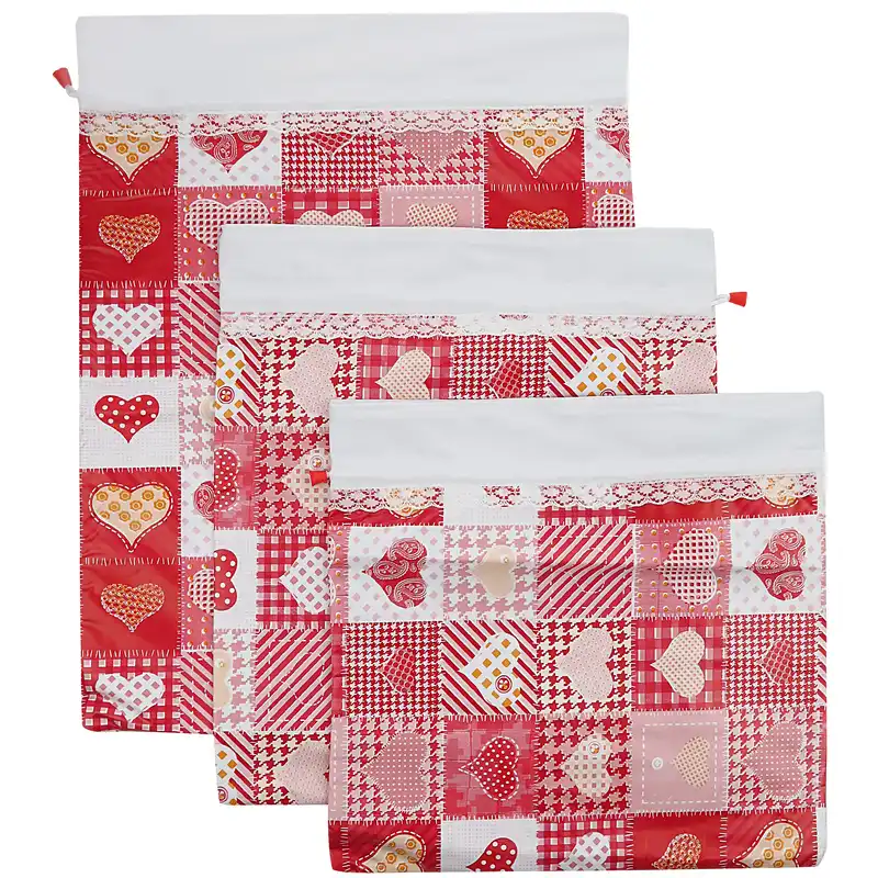 کیسه نان و سبزی مدل K10 مجموعه 3 عددی