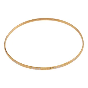 النگو طلا کم اجرت 18 عیار زنانه حانیه مدل H100 سایز 3