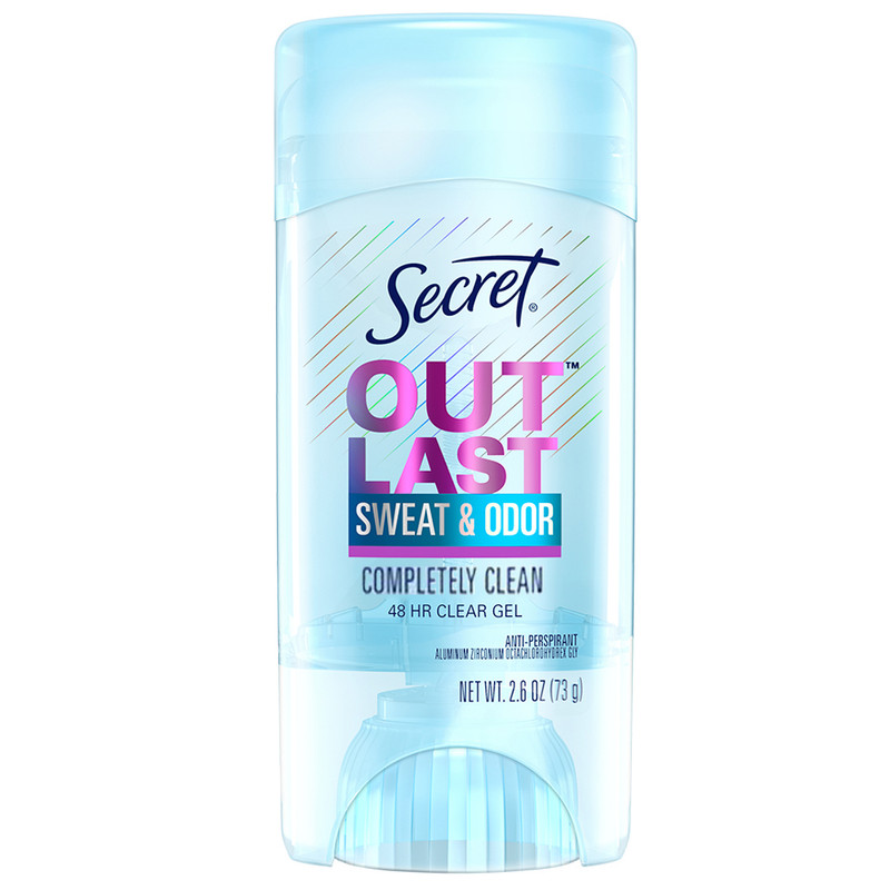 ژل شفاف ضد تعریق زنانه سکرت مدل completely clean وزن 73 گرم مجموعه 6 عددی