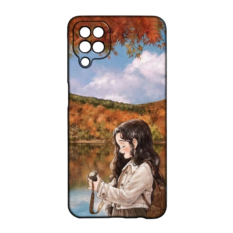 کاور طرح دخترانه کد 288 مناسب برای گوشی موبایل سامسونگ Galaxy A22 4g