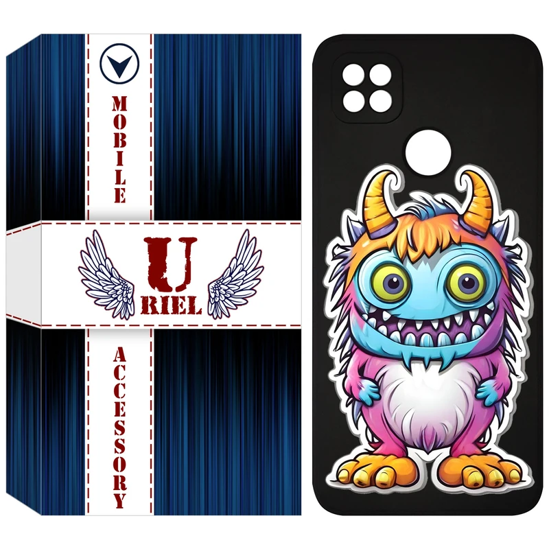 کاور یوریل قاب مدل KSH کد 50 طرح میکروب مناسب برای گوشی موبایل شیائومی Redmi 9C / Redmi 10A