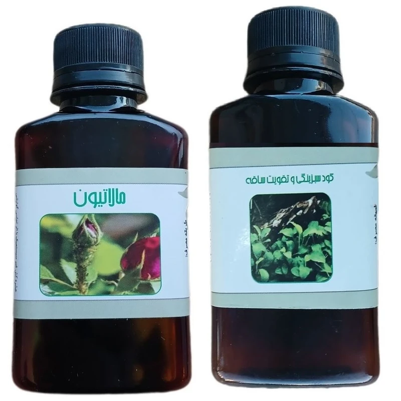 کود مایع سبزینگی و تقویت ساقه و مالاتیون مدل life - D حجم 110 میلی لیتر بسته 2 عددی