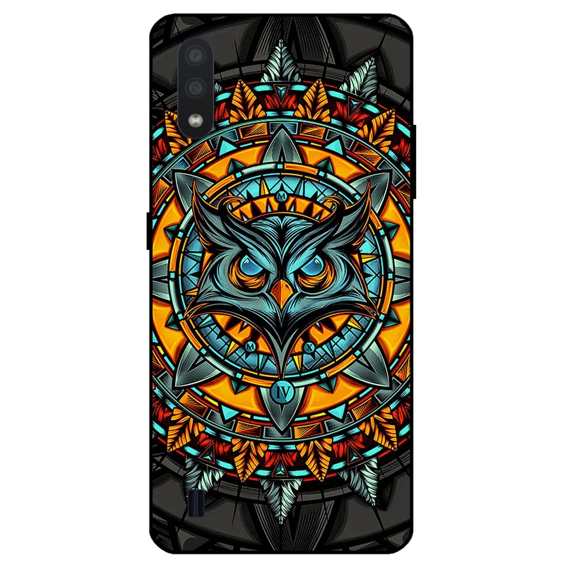 کاور مگافون طرح جغد مدل 1903 مناسب برای گوشی موبایل سامسونگ Galaxy A01         