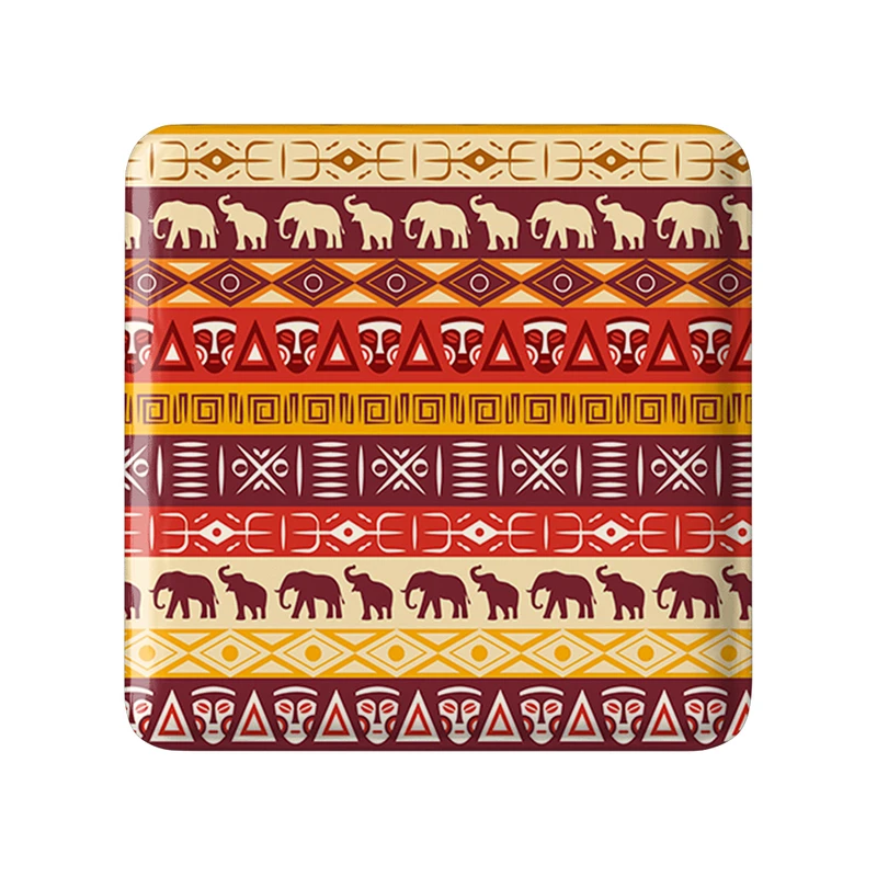 مگنت خندالو طرح آفریقا Africa مدل مربعی کد 29828