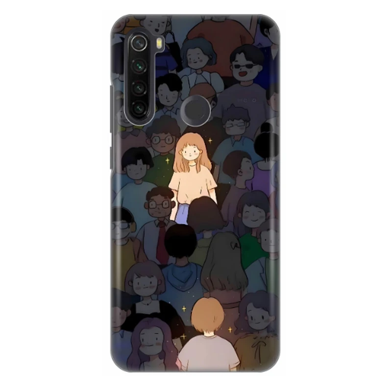 کاور طرح ست دخترونه کد DIMO-061 مناسب برای گوشی موبایل شیائومی redmi note 8