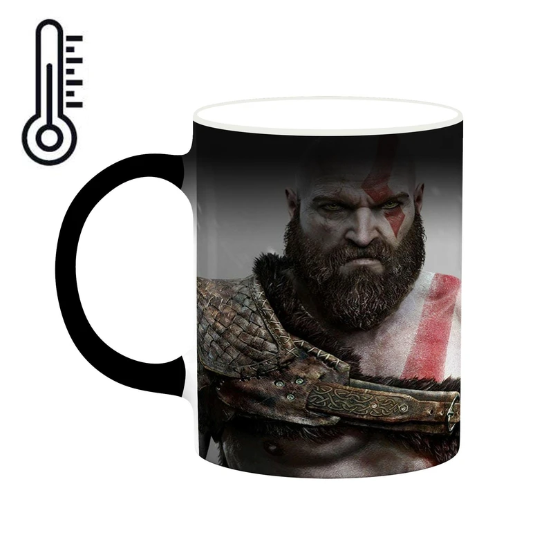 ماگ حرارتی کاکتی طرح گاد آف وار God Of War مدل mgh40493
