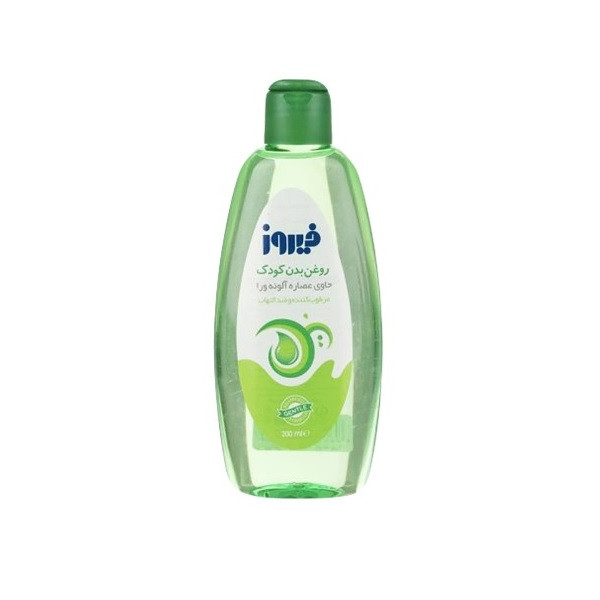 روغن بدن و اسپری نرم کننده موی سر کودک  فیروز مدل A01 حجم 500 میلی لیتر مجموعه 2 عددی