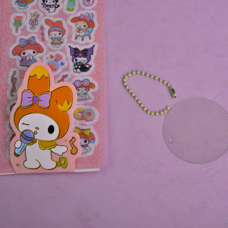 برچسب مدل برش خورده شاین دار طرح ملودی و کرومی بسته 3 عددی