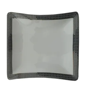 بشقاب میوه خوری چینی زرین ایران مدل سورن درجه عالی بسته 6 عددی