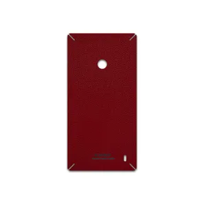MAHOOT Red-Leather Cover Sticker for Nokia Lumia 520