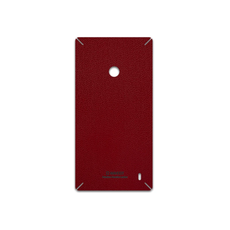 برچسب پوششی ماهوت مدل Red-Leather مناسب برای گوشی موبایل نوکیا Lumia 520
