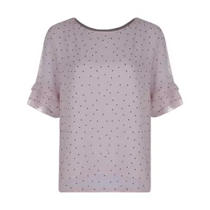 بلوز آستین کوتاه زنانه مدل شادی