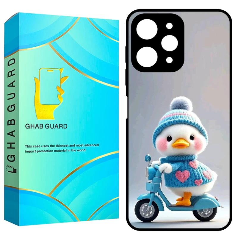 کاور قاب گارد طرح اردک مدل GCHPR12 مناسب برای گوشی موبایل شیائومی Redmi 12 4G / Redmi 12 5G / Poco M6 Pro 5G